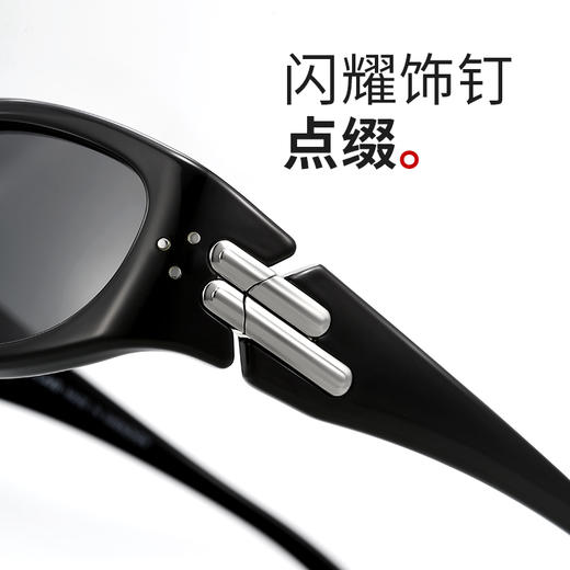 普莱斯新款太阳镜 PRS24041A 张扬摩登猫眼框  TR材质镜框 TAC偏光镜片 男女同款 四色可选 商品图5