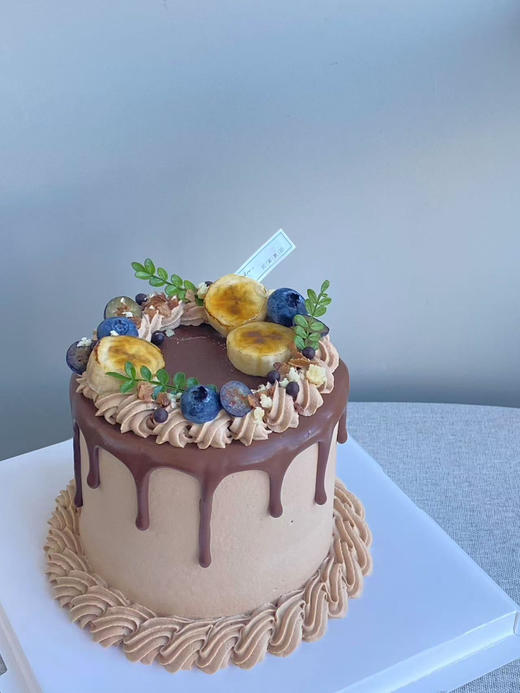 「经典」焦糖坚果香蕉蛋糕 商品图0