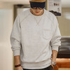 工装优选美式复古重磅圆领加绒卫衣休闲运动加厚保暖上衣男秋冬季 商品缩略图4
