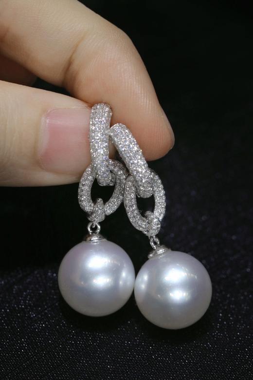 13mm-14mm澳白耳坠 商品图1