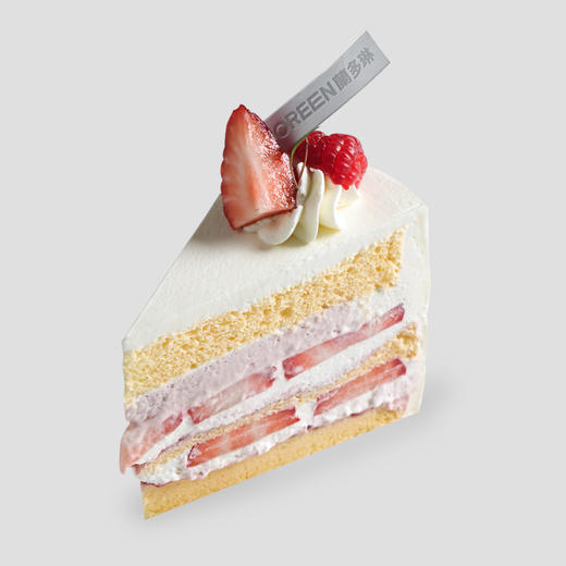 日式草莓奶油蛋糕切块 商品图0