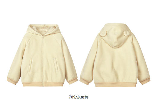 jnby  24年冬款  连帽开襟卫衣  1OA412290 商品图12