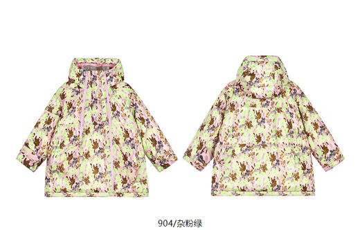 jnby  24年冬款  中长款羽绒服  1OAC13080 商品图13