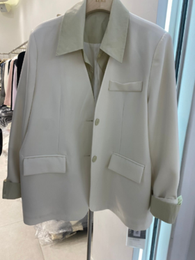 【直播专供】ENJOY春季假两件拼接西装 150205992