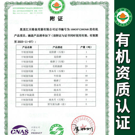 包邮有机黄花菜100g菌菇干货蘑菇 商品图1