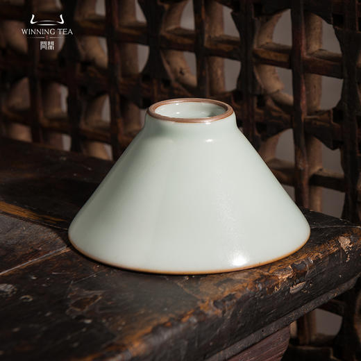 问鼎汝窑精工款中斗笠杯（缺货） 商品图3