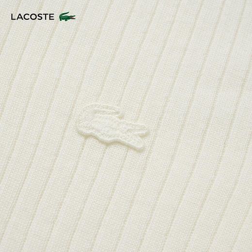 Lacoste法国鳄鱼女装新款时尚百搭修身气质圆领羊毛毛衣AF2576-98 商品图2