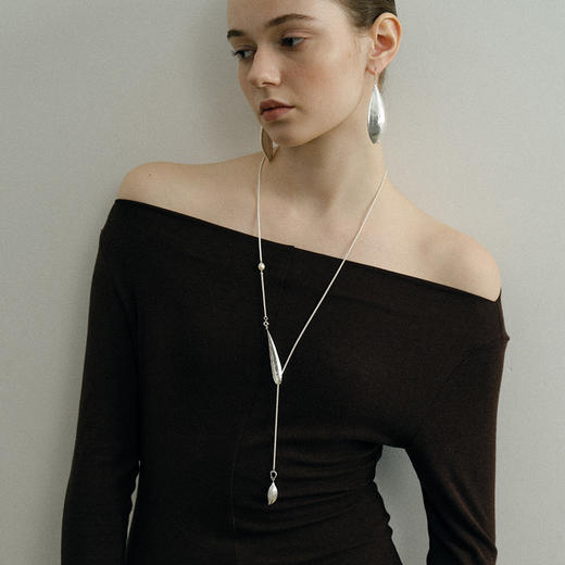 SOFT ROOM 双果荚多戴法可调节长项链毛衣链 商品图2