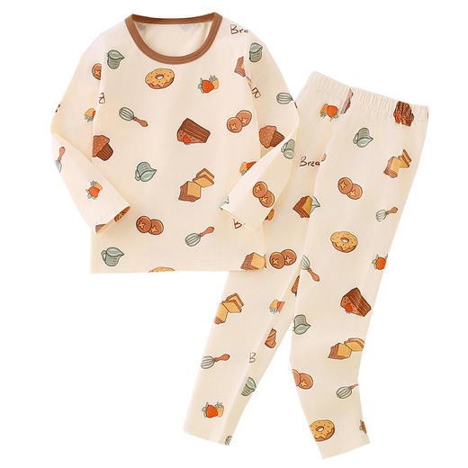 【两套起拍，拍一套不发货】莱卡纯棉儿童秋衣秋裤A类 男女童睡衣家居服内衣套装童装100% 商品图8