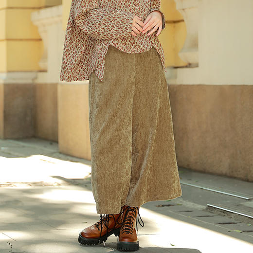 秋冬套装 | 东隅灯芯绒阔腿裤  | 现货加急发 商品图7