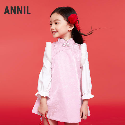 女童连衣裙春季新款安奈儿童装实体店同款XG513520 商品图2