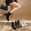 【成人鞋服|成人粗跟短靴合集】内里软糯舒适,透气性高,不易臭脚捂脚，耐磨软橡胶做底，搭配特制防滑纹路，上脚稳稳的，逛街走路不易累脚，舒适厚底个性感十足，出行搭配无压力 商品缩略图0