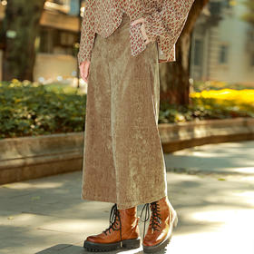 秋冬套装 | 东隅灯芯绒阔腿裤  | 现货加急发