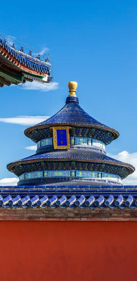 天坛琉璃蓝｜南红青金手链