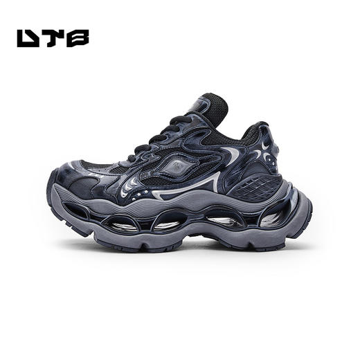 UTB先知者系列男女同款厚底老爹鞋新款潮流运动鞋 宇宙黑 商品图1