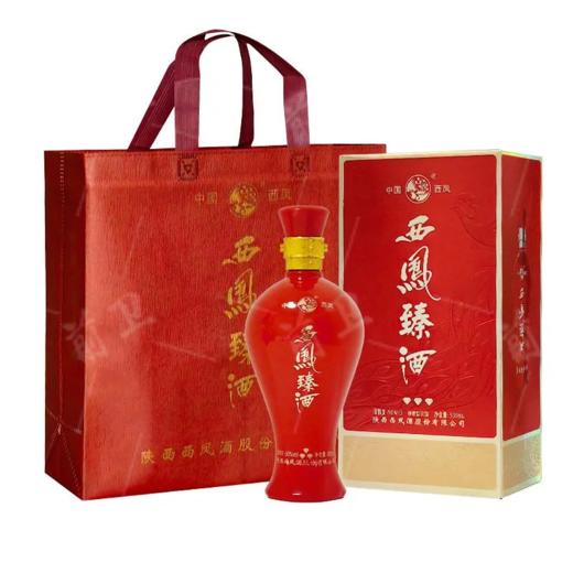 陕西西凤酒臻酒三钻 50度浓香型白酒 整箱500ml*6瓶包邮 商品图1