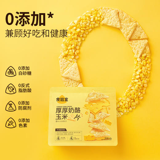 食验室厚厚奶酪玉米片立袋装 商品图0