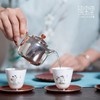【样品特惠7折，仅1件，无货退款】臻宝堂银壶纯银999泡茶壶家用德钟小壶纯手工锤纹中式高端足银壶德钟（规矩锤纹）150ml 商品缩略图5