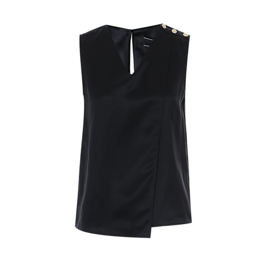 EITIE爱特爱夏季新款时尚气质舒适显瘦无袖小上衣7713410 商品图5