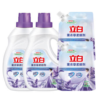 立白衣物柔顺剂套装2L*2瓶+1L*2袋护衣护型防静电香味持久手洗机洗 商品图2