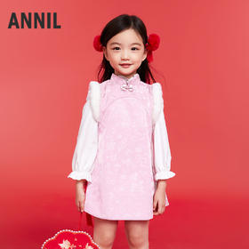 女童连衣裙春季新款安奈儿童装实体店同款XG513520