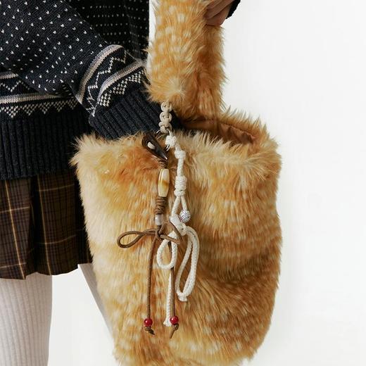 CryingCenter 小鹿毛绒手提包单肩包 哭喊中心 商品图4