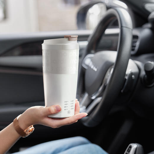 英国摩飞新品可搅拌便携烧水保温咖啡奶泡杯 MR6062 YH 商品图7