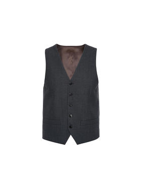 callisto深灰色绵羊毛马甲