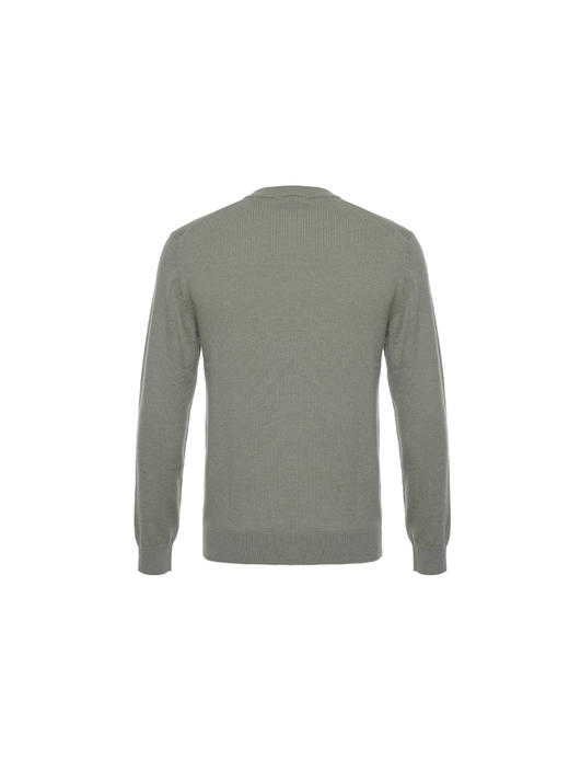 callisto“绒”系列浅绿山羊绒长袖毛衣 商品图1