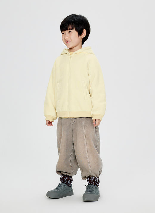 jnby  24年冬款  连帽开襟卫衣  1OA412290 商品图5