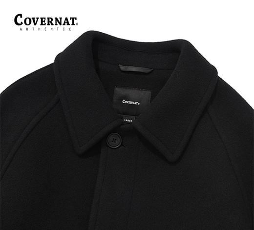 Covernat冬季新品羊毛巴尔马坎大衣毛呢长外套CO2304CT05 商品图3