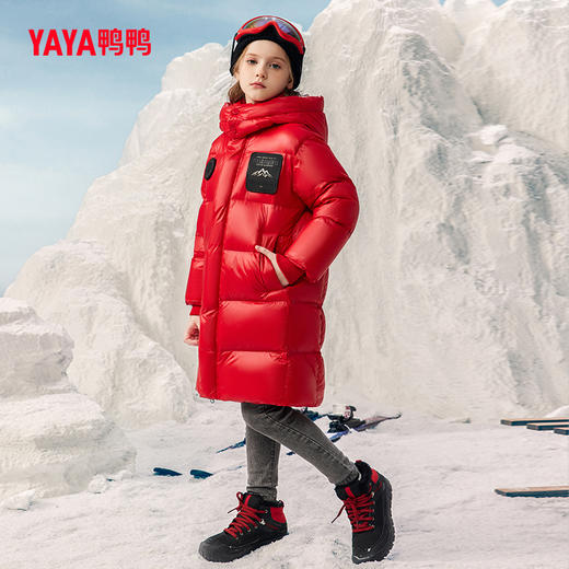 鸭鸭儿童羽绒服男女童2024冬季新款童装中大童加厚保暖防风外套 商品图8