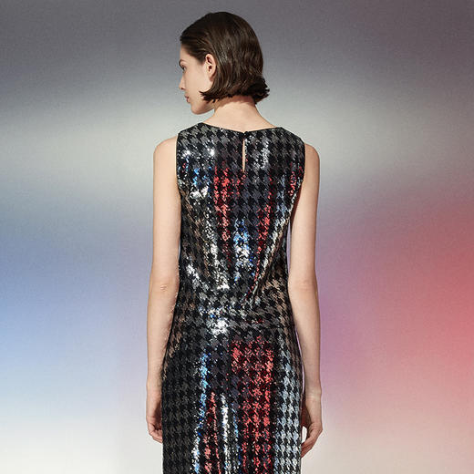 EITIE爱特爱夏季新款套头修身无袖小上衣女7713415 商品图4