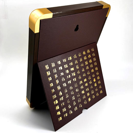 《大吉福》金版画  可作摆件挂件 带礼盒 商品图7