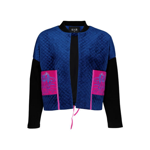 【绒质外套】 绥年民族风拼撞外套 | 现货加急发  商品图4