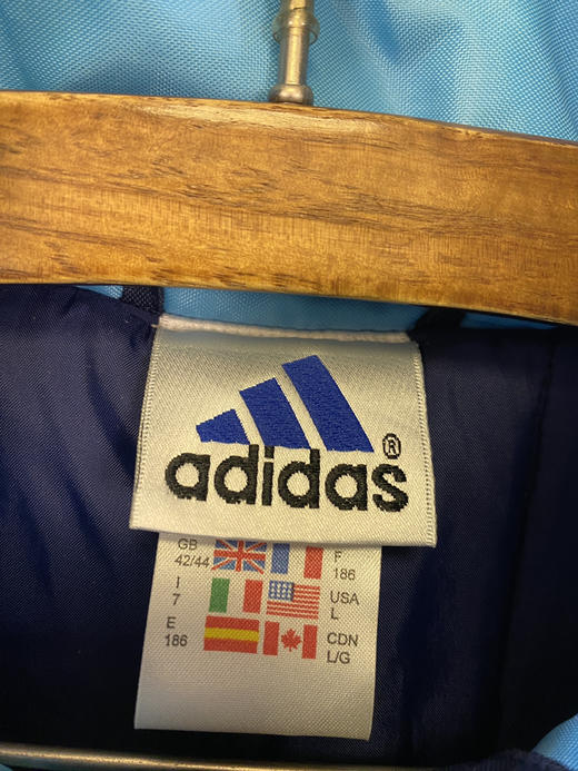 90年代 Vintage adidas 阿迪达斯 FC 足球俱乐部 棉服 夹棉外套_CTJK(L-XL) 商品图2
