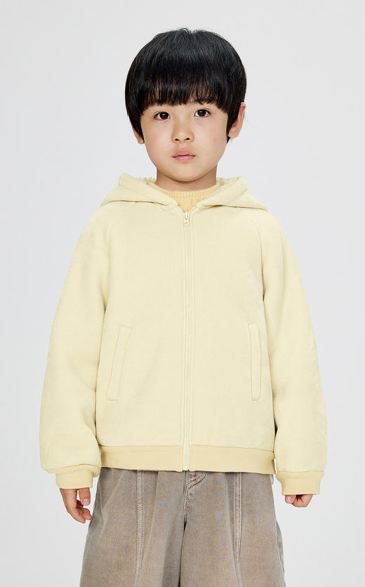 jnby  24年冬款  连帽开襟卫衣  1OA412290 商品图3