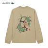 Lacoste福蛇新春系列情侣款新款潮流印花圆领长袖T恤TH5562-98 商品缩略图6