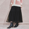 法式复古浪漫感半裙2024秋冬网纱塔裙女 商品缩略图0