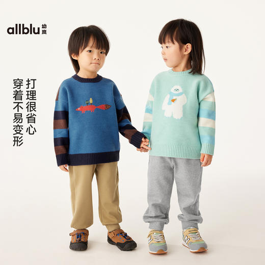 【奇幻森林市集】幼岚童装毛衣耐磨保暖24冬新款儿童宽松毛衣 商品图3