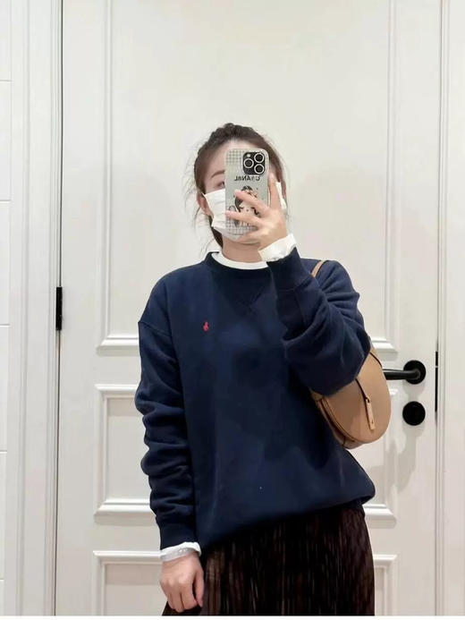 【断码捡漏】 加绒卫衣 RL 拉夫刺绣小马 圆领加绒卫衣 商品图6