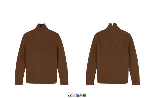 jnby   24年冬款  长袖套头羊绒衫  1OA312940 商品图10