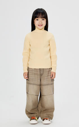 jnby   24年冬款  长袖套头羊绒衫  1OA312940