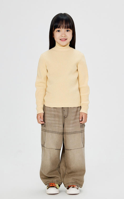 jnby   24年冬款  长袖套头羊绒衫  1OA312940 商品图0