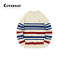 Covernat秋季新品双色条纹水手领针织衫男女同款套头毛衣CO2303KT08 商品缩略图3