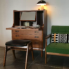 Karimuku60日本进口复古实木多功能柜梳妆柜写字台化妆镜收纳 商品缩略图1