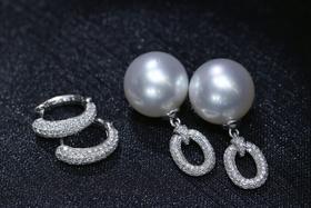 13mm-14mm澳白耳坠