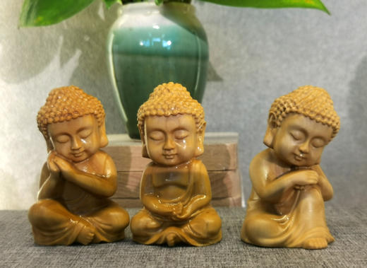 Q版如来°黄杨小摆件（款式随机） 商品图0