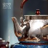 臻宝堂银壶纯银999烧水壶纯手工甑型壶足银煮茶提梁壶高端银茶具榴实甑型壶(经典款)1100ml 商品缩略图3