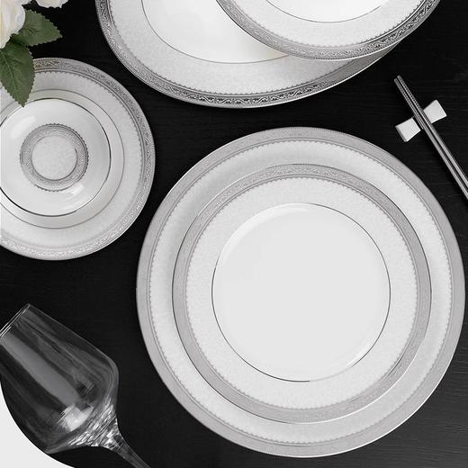 【特惠清仓3折，仅1套，无货退款】Noritake则武 ODESSA欧式骨瓷家用餐具套装民宿餐厅中式碗盘套组则武32头中餐具套装（金色） 商品图3